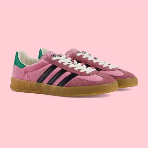 adidas pink gucci gazelle|pink gucci sambas.